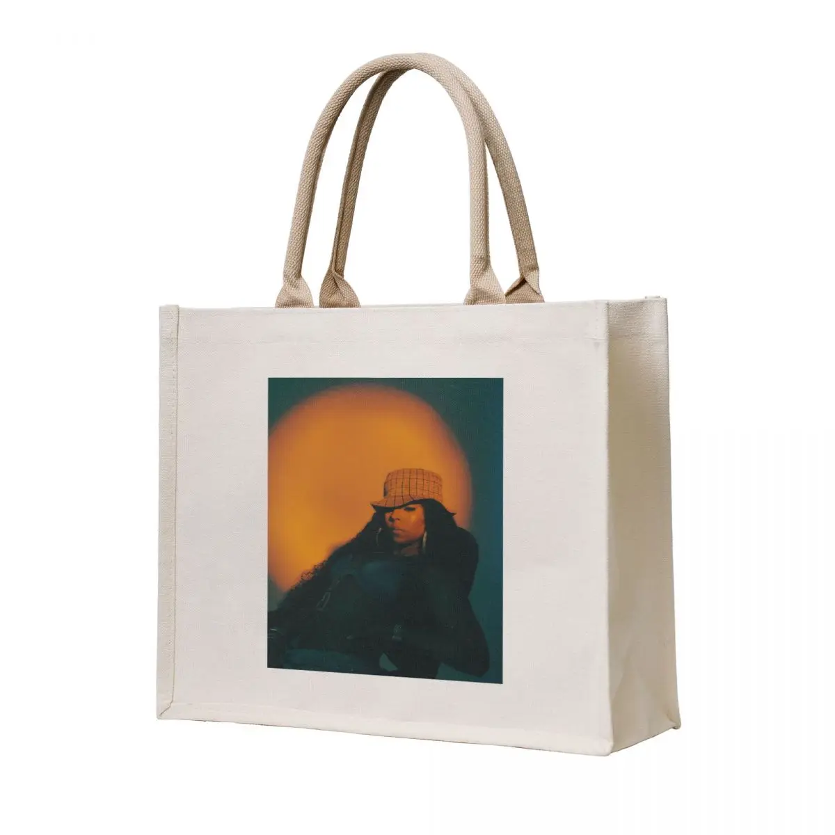 

rap women Tote Bag Women's handbag shopping bags foldable Fabric bag Canvas