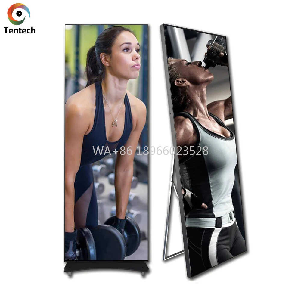 اللاسلكية USB 4G P2.5 Led ملصق عرض داخلي P2.5mm المحمولة الإعلان Led الإطار عرض ملصق الدائمة شاشة Led #1