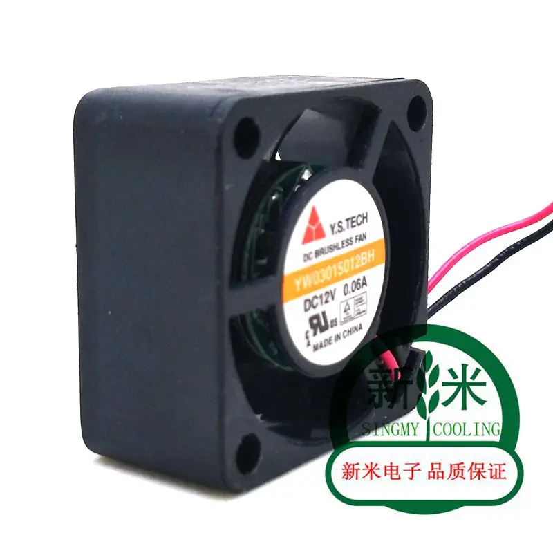 USED Y.S.TECH YW03015012BH 12V 0.06A 3015 3CM Graphics card silence cooling fan
