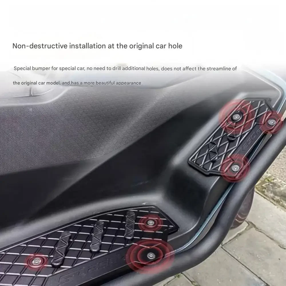 FOR VOGE SR250GT Stainless Steel Full-Wrap Bumper Widened Aluminum Footpegs Special Exhaust Crash Bar Body Protection Accessory