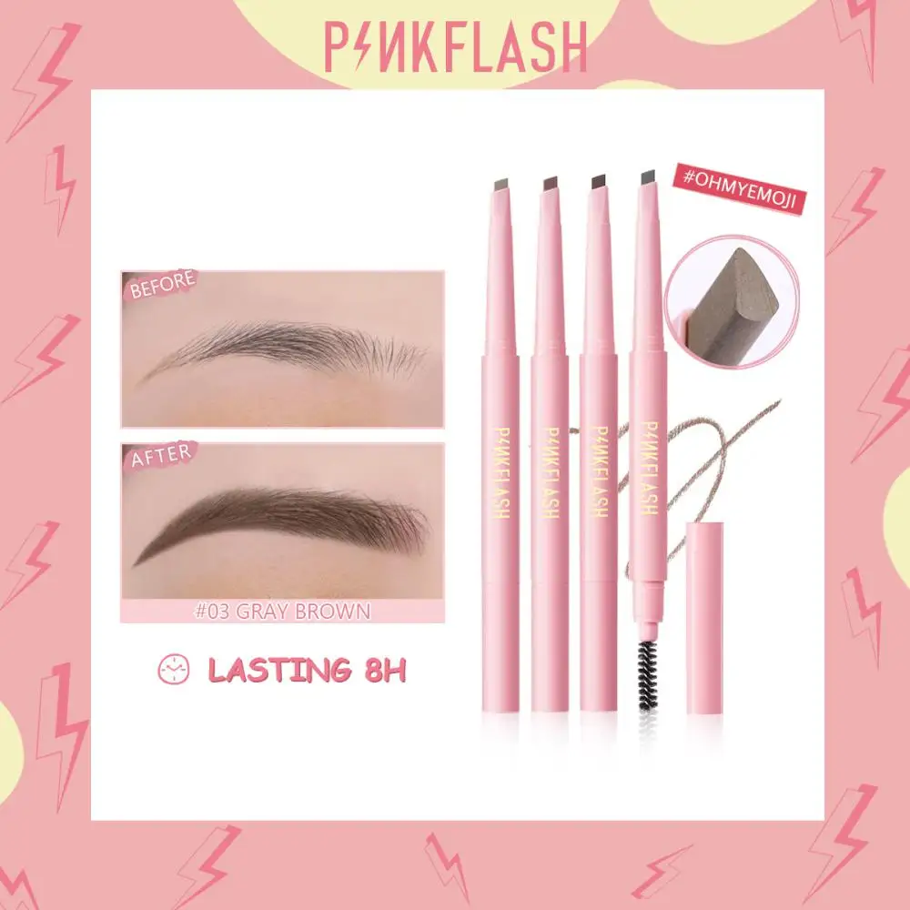 Automatic Eyebrow Pencil Lasting 8 Hours Pigmented Easy Blend Soft Cruelty-free Eyebrow Makeup