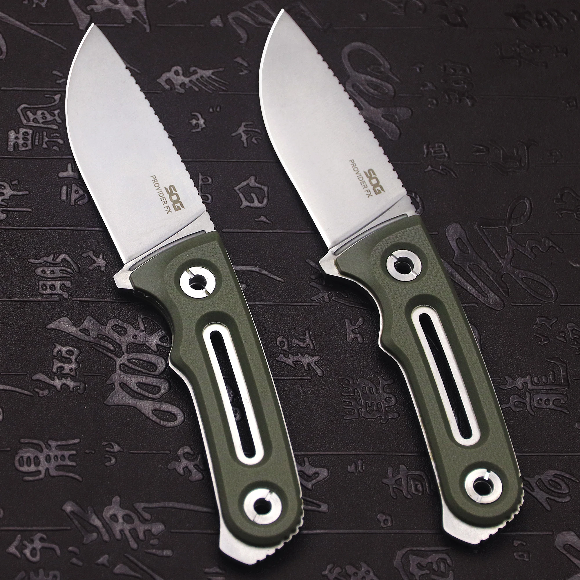 S.U.A S-G All-Tang DC53 steel outdoor multi-purpose survival knife, jungle hunting knife, camping EDC tool knife