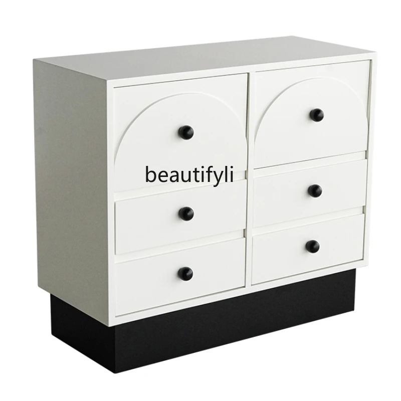 

Nordic Simple Sideboard Chest of Drawers Household Small Apartment Drawer Storage Cabinet Light Luxury Locker furniture