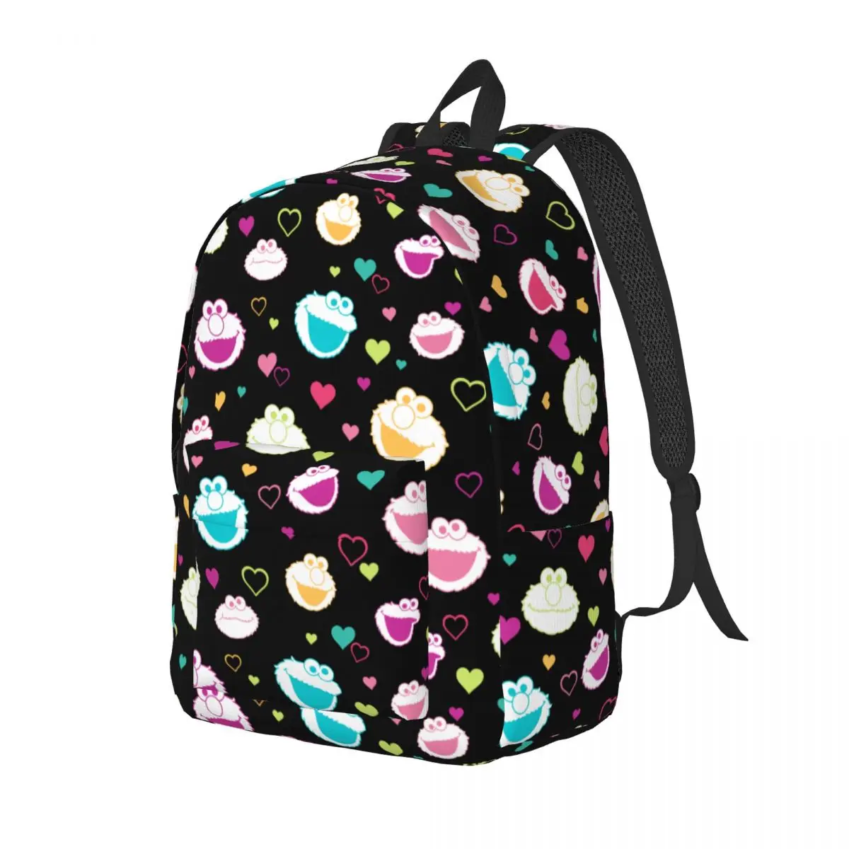 Sesamed-mochila streeteted para niño y niña, morral escolar con dibujos animados, para guardería, senderismo