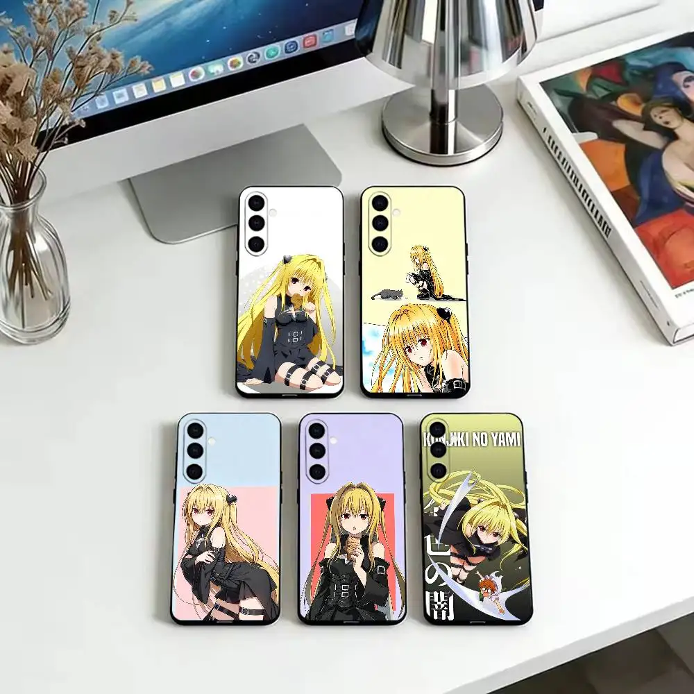 Konjiki no Yami To LOVE Ru  Phone Case For Samsung Galaxy A73,A72,A71,A70,A53,A52,A51,Soft Silicone Black Cover