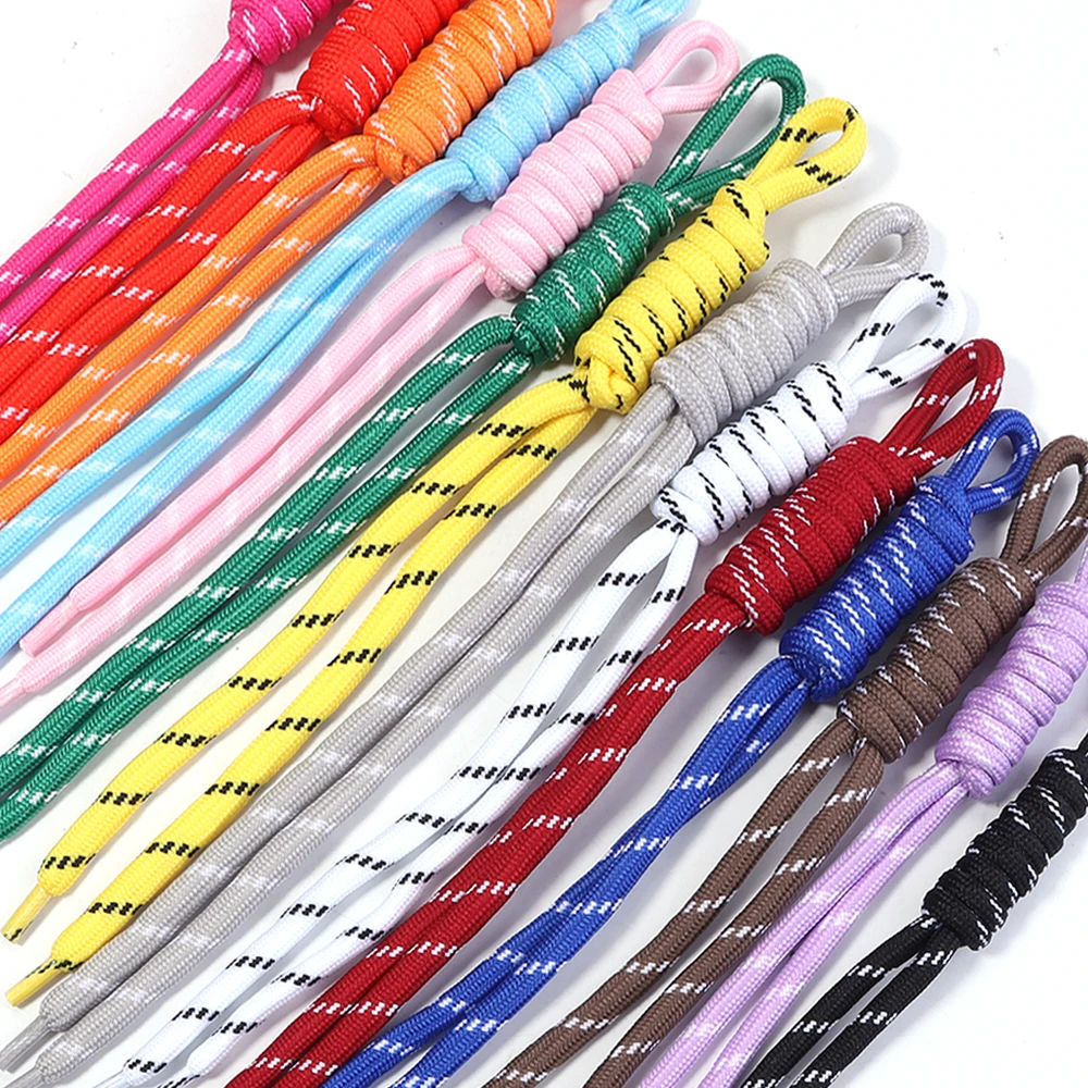 5 Stück/Set Bunte geflochtene Nylon-Schlüsselbänder, handgefertigte Knotenseile für DIY-Handykette, Schlüsselanhänger, Taschenanhänger, Zubehör – Detail 3