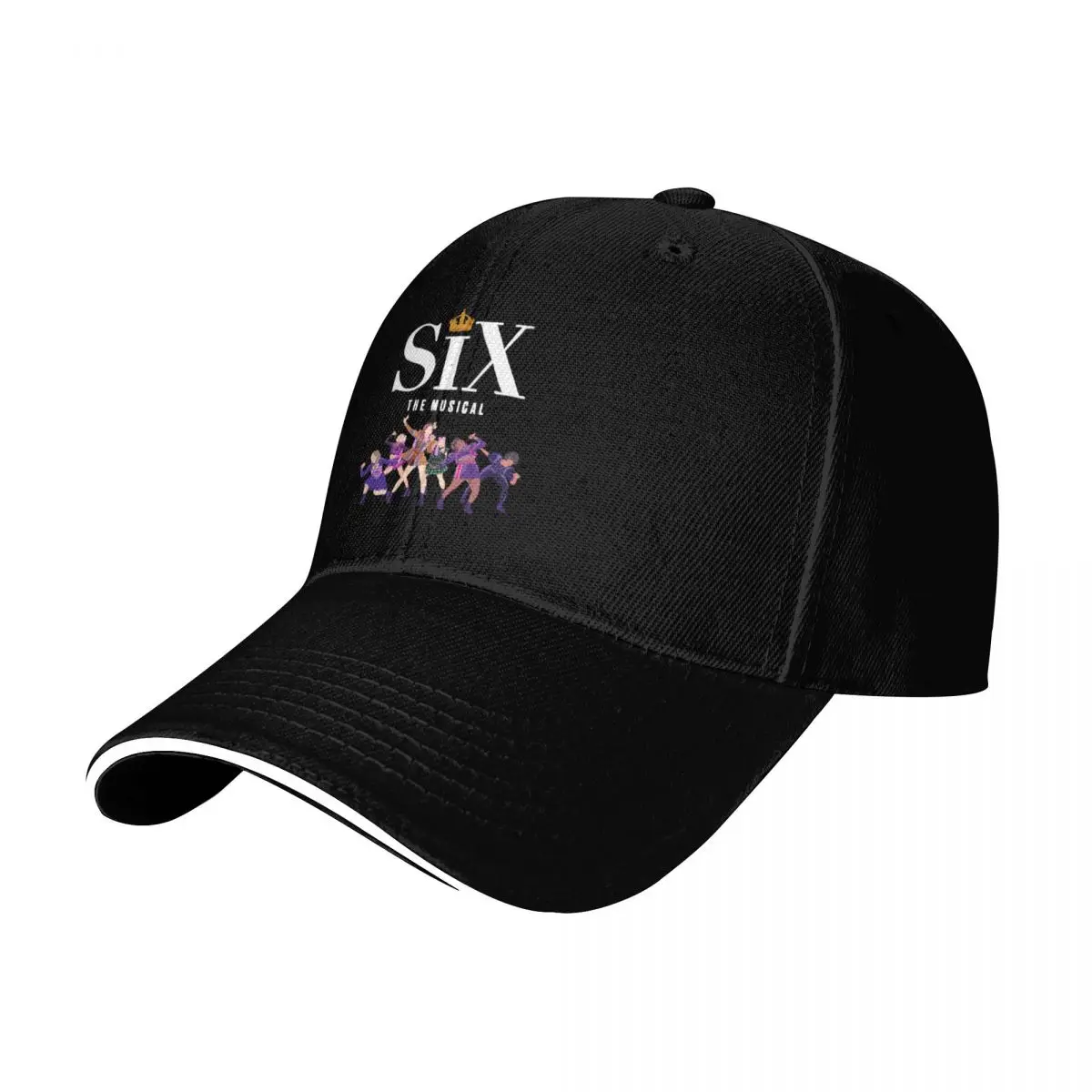 Six The Musical Queens Poster Baseball Cap Snapback Flat Bill Strapback Dad Hat Six Panel Structured Crown