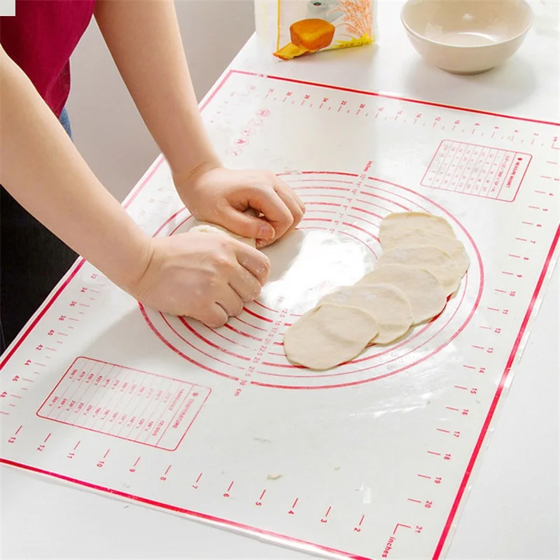 Silicone Baking Mat Non-Stick Baking Sheet Rolling Kneading Dough Mat Cookie Macaron Maker Pastry Cooking Tools Kitchen Gadgets