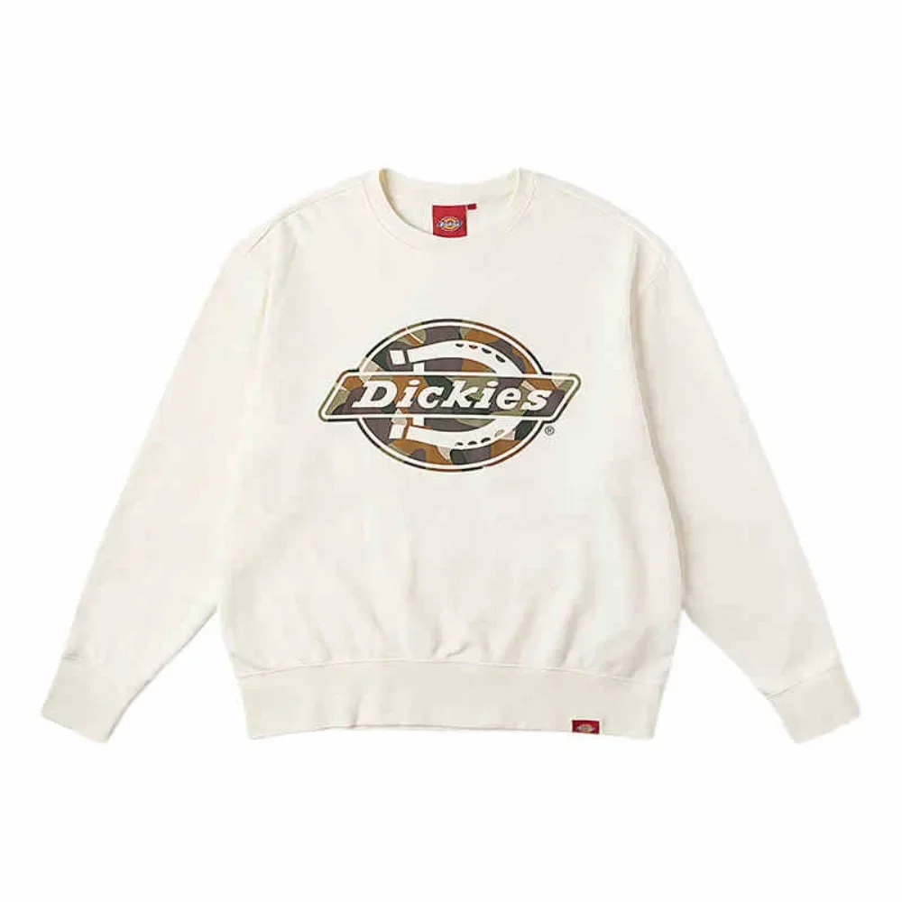 2024 Autumn and Winter Couple's Dickies Classic Big Logo Fashionable Versatile Sweatshirt Round Neck Pullover Loose Sweatshirt