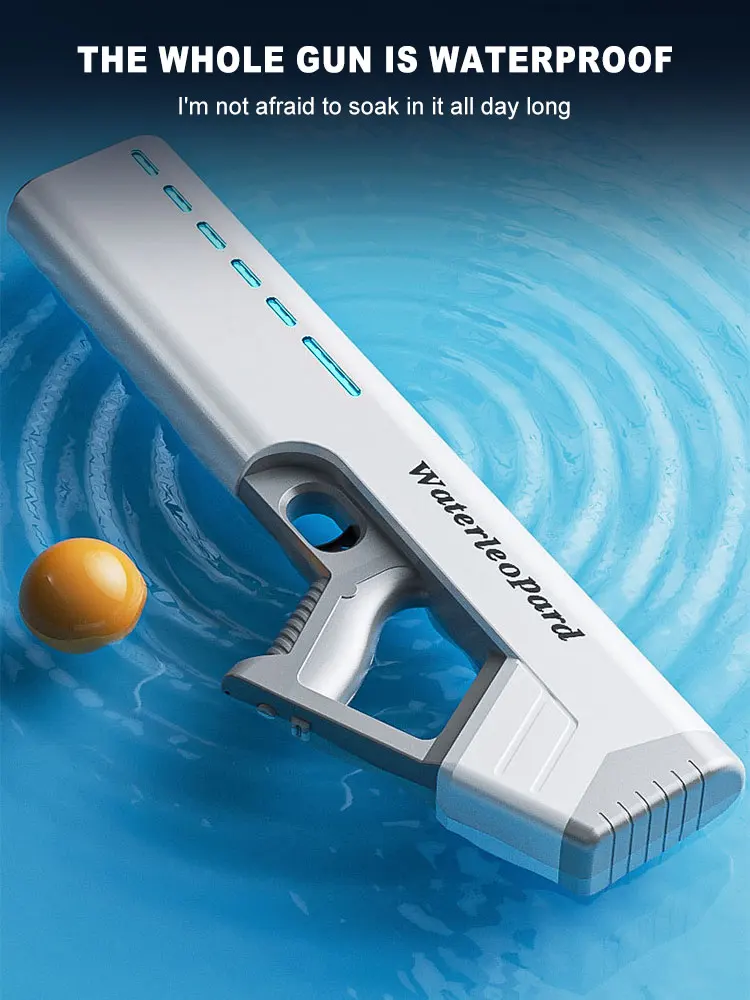 Electric Water Gun Long Range High Pressure Pulse Strong Charging Energy Water Gun Automatic Water Spray Children's Toy