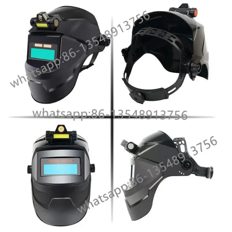 Auto Darkening Welding Helmet Solar Large View True Color 130C Heat Resistant Safety Mask for Arc MIG TIG Stick Welder