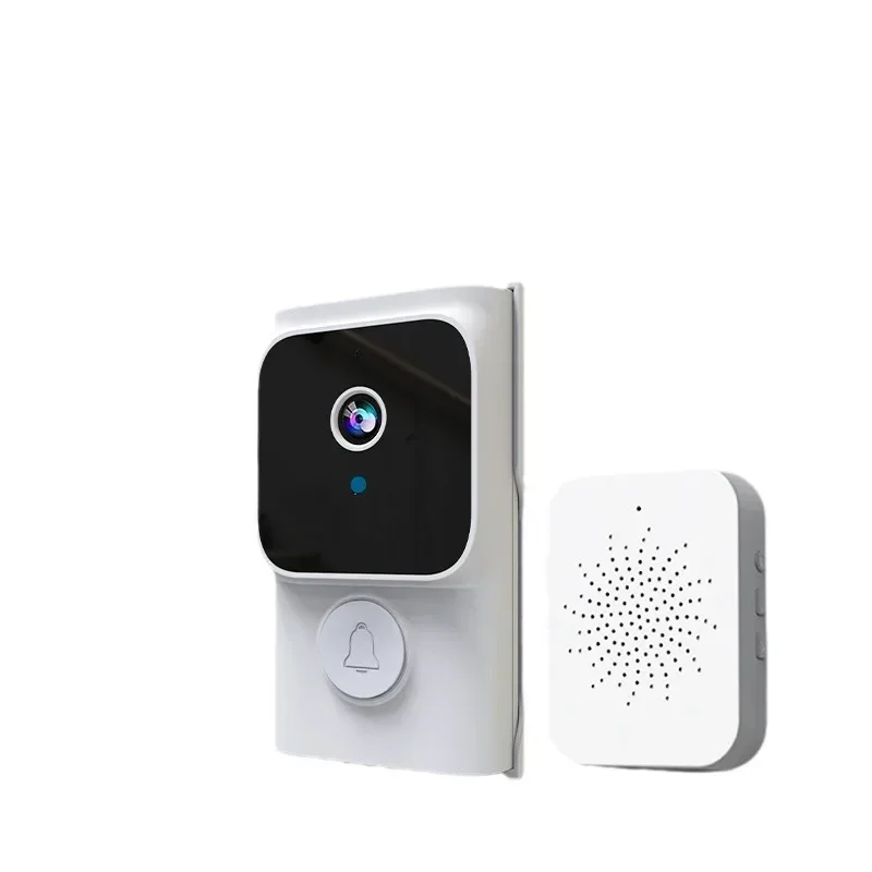 Tuya wifi smart visual doorbell mobile remote voice intercom HD night vision infrared doorbell