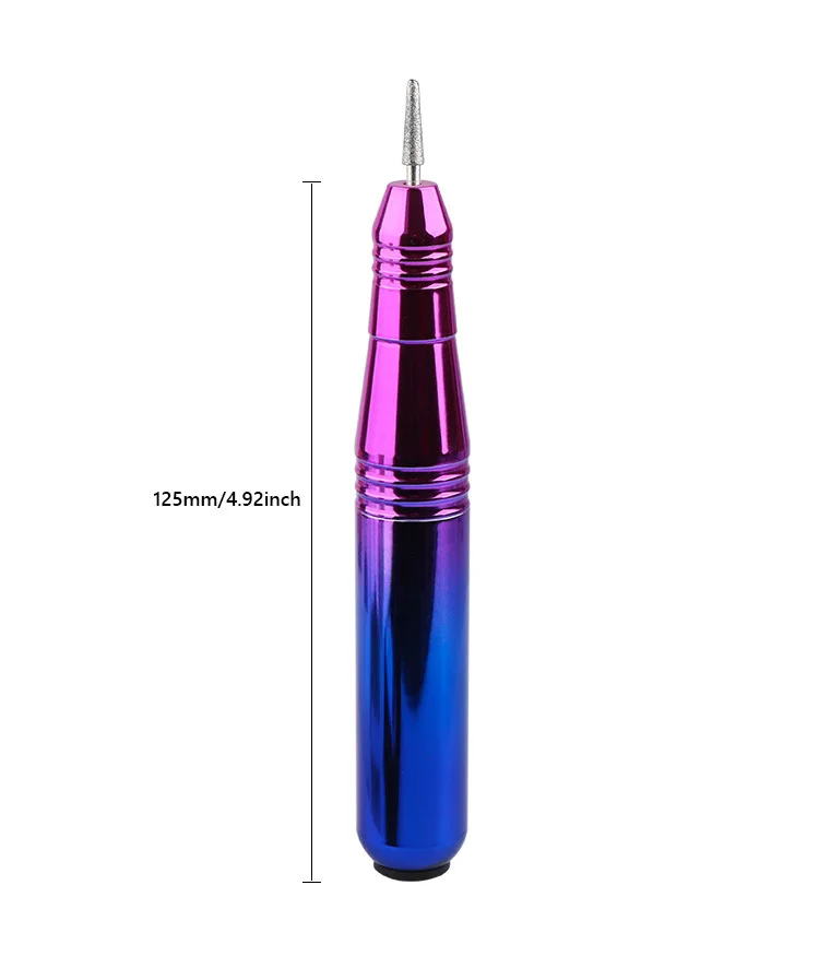 Taladro profesional para uñas, 35000RPM, CC, bolígrafo para decoración de uñas, lima de mano, máquina trituradora de esmalte, lijadora de uñas, taladro de manicura portátil