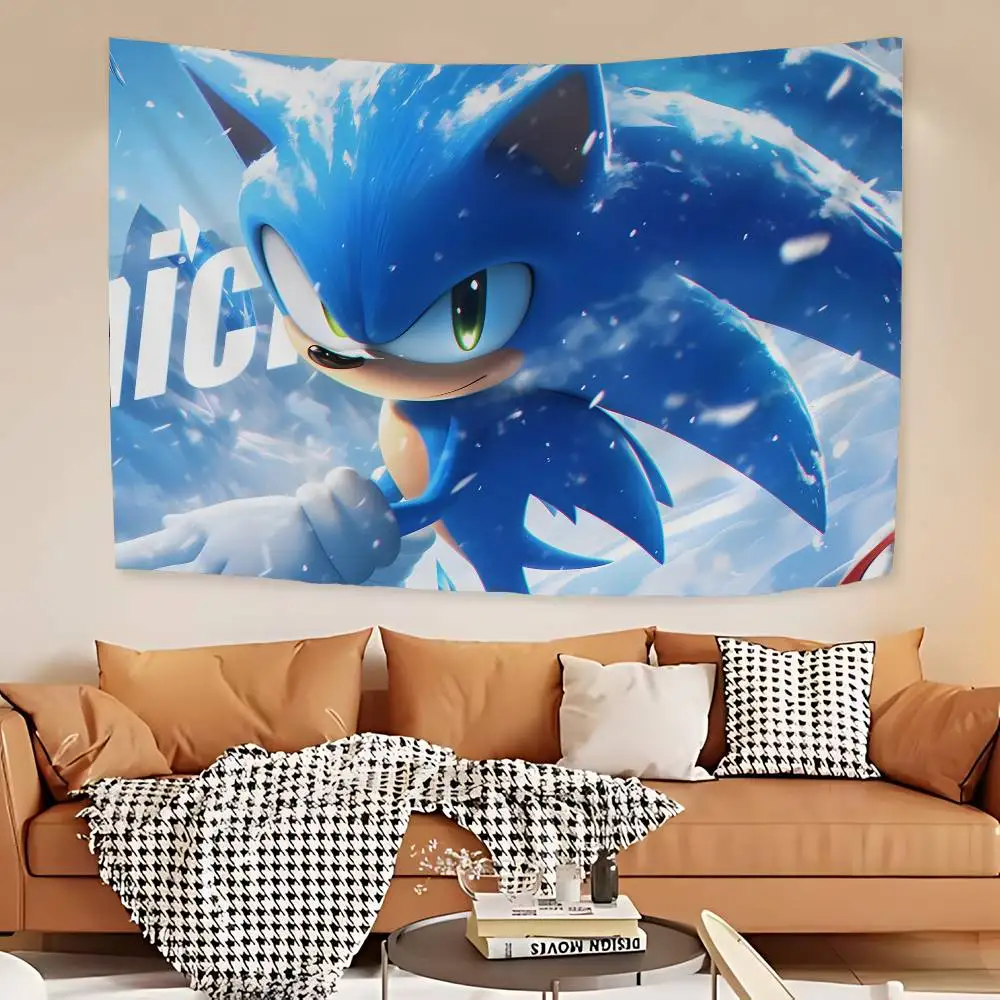 S-Sonic Fast Game Hanging Bohemian Tapestry Hanging Tarot Hippie Wall Rugs Dorm Japanese Tapestry