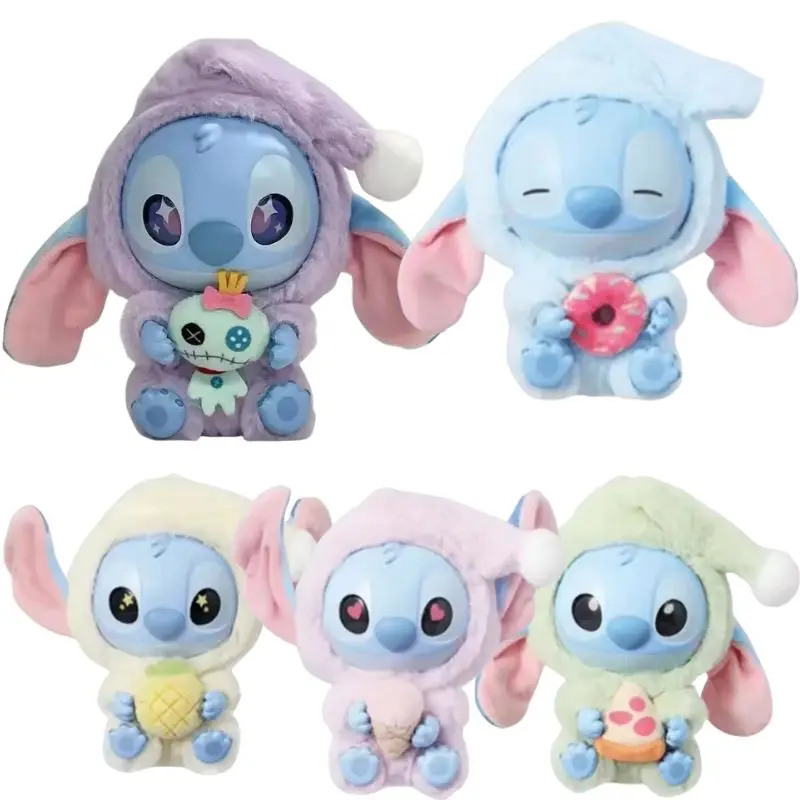 

Hot Sales Stitch Blind Box Bag Eat Some Thing Before Sleep Series Vinyl Pendant Cute Doll Mystery Box Fluffy Doll Surprise Gift