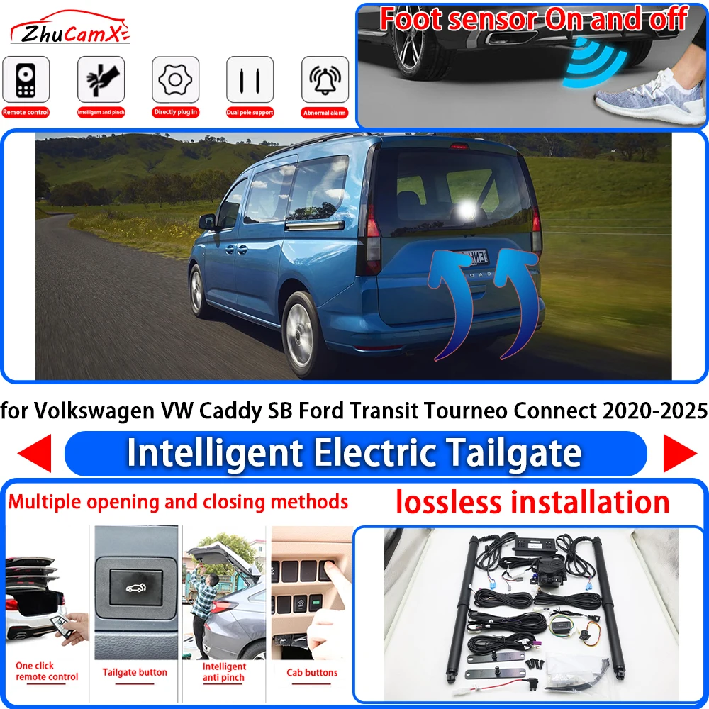 for Volkswagen VW Caddy SB Ford Transit Tourneo Connect 2020-2025 Power Liftgate Electric Suction Tailgate Tail Gate Lift Strut