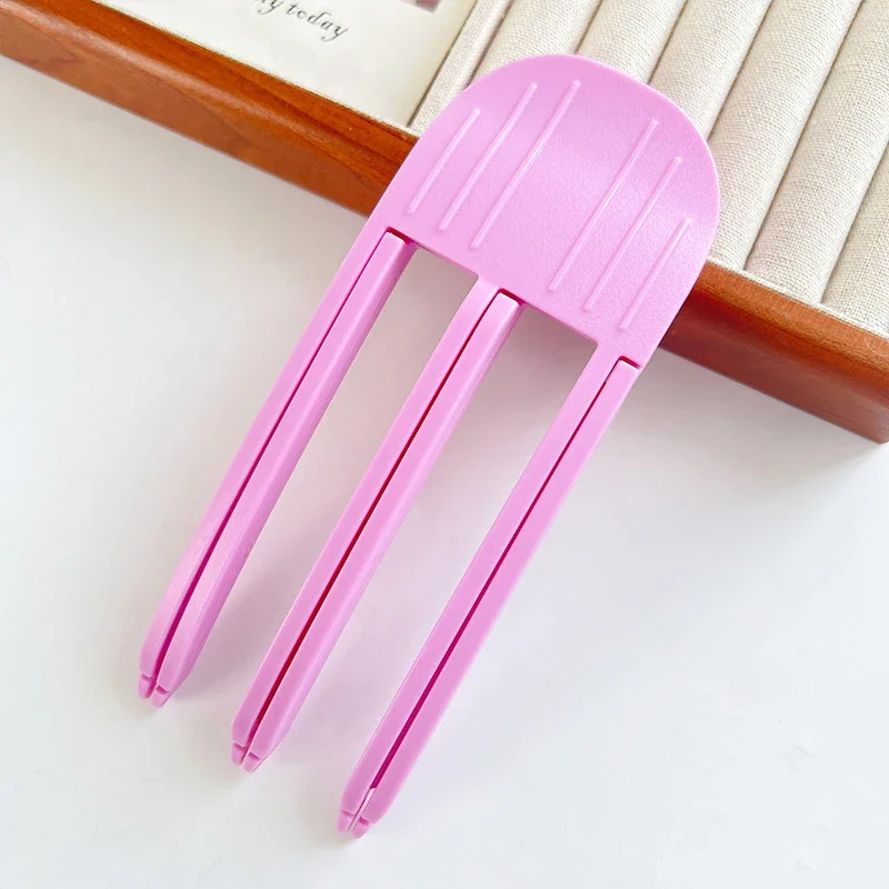 مشبك شعر رقيق طبيعي جديد للنساء أداة تصفيف الشعر بدون حرارة