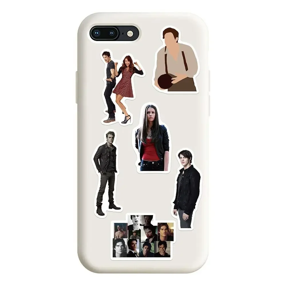 50 قطعة يوميات مصاص الدماء برنامج تلفزيوني ملصقات مائي DIY بها بنفسك محمول الأمتعة سكيت الغيتار دفتر الهاتف ملصق الاطفال اللعب الهدايا #5