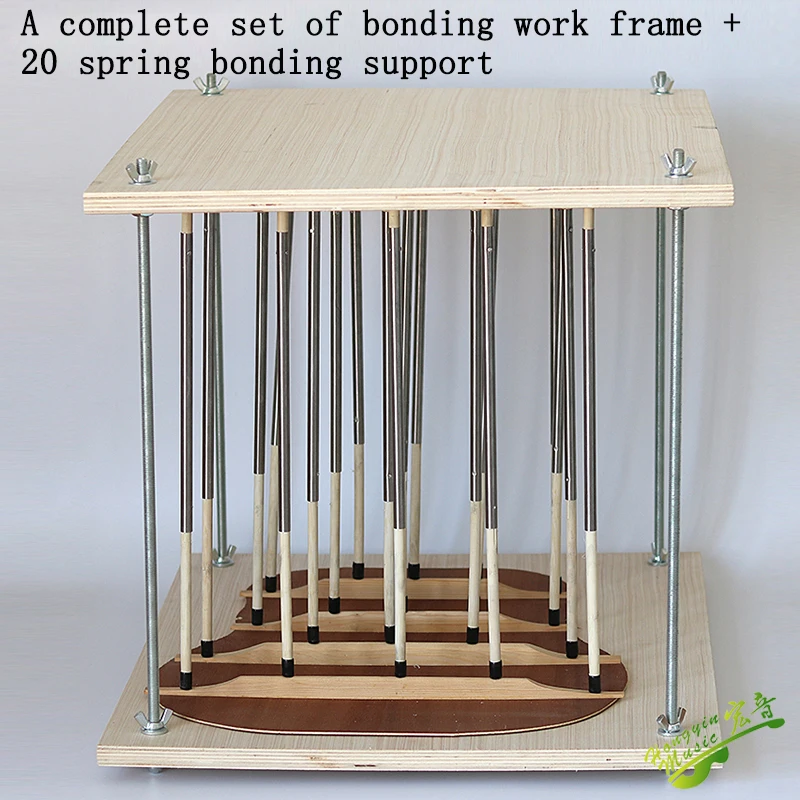 

Guitar soundbar bonding frame with spring retractable support column Handmade workshop DIY guitar tools