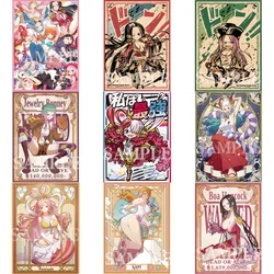 60 pz/set One Piece Cards Sleeve OPCG Nami Yamato UAT Hancock Bonney Lilith Robin Anime Game colorato Card Cover protettiva Toy