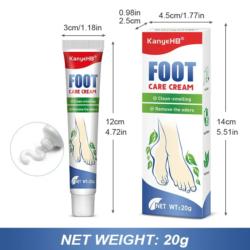 Deodorant Ointment for Foot Athlete\'s Foot Ointment Feet Odor Care Cream Foot Fungal Treatment Clean-smelling Beleza E Saúde