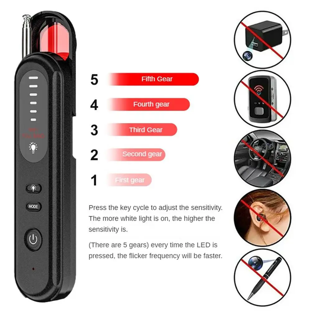 Gps Car Tracker Stylish Design Anti-eavesdropping Wireless Cutting-edge Technology Thief-proof Privacy Protection