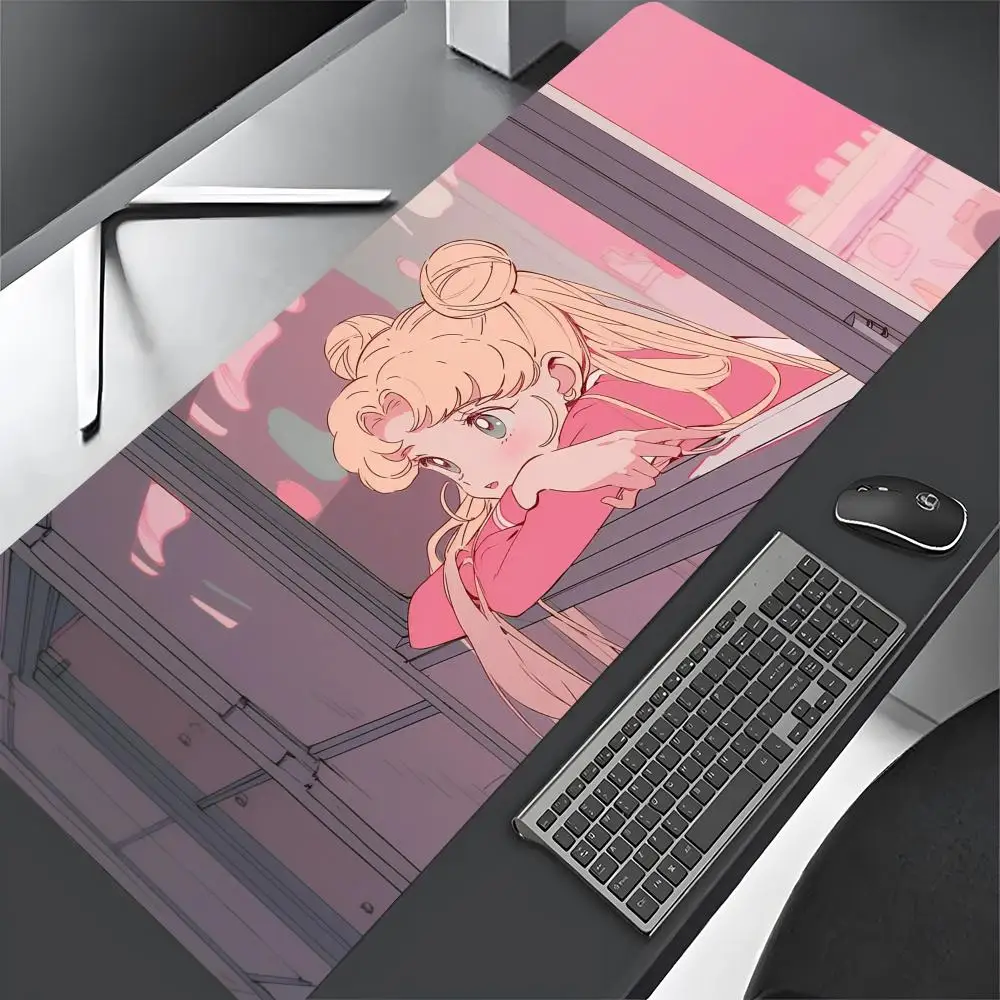 S-Sailor M-Moon Mouse Pad Gaming Mousepad Large 900x400mm MouseMat Gamer Mause game player Carpet PC Desk