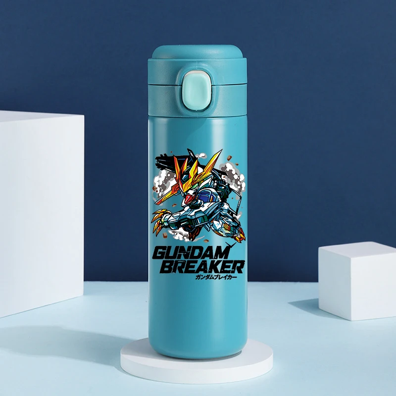 

Gundam Thermal Cup 420ml Outdoor Sports Water Cup Cute Gundam Portable Drinking Capacity Stainless Steel Bottle