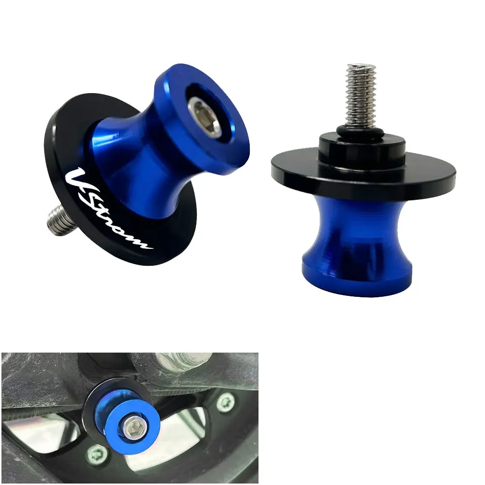 

For Suzuki Vstrom 250 650 1000 Dl250 Dl650 800 DE V Motorcycle Accessories Swingarm Slider Spools 8MM Swing arm Stand Screws
