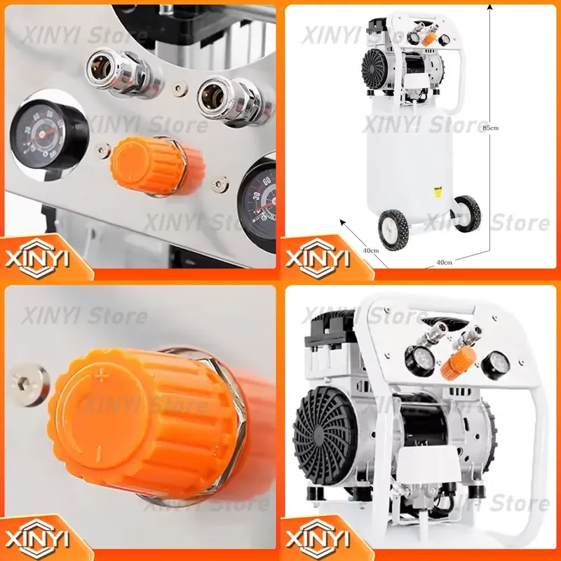 Vertical Oil-Free Air Compressor for Low-Frequency Bass for Automotive Maintenance 50L Customized