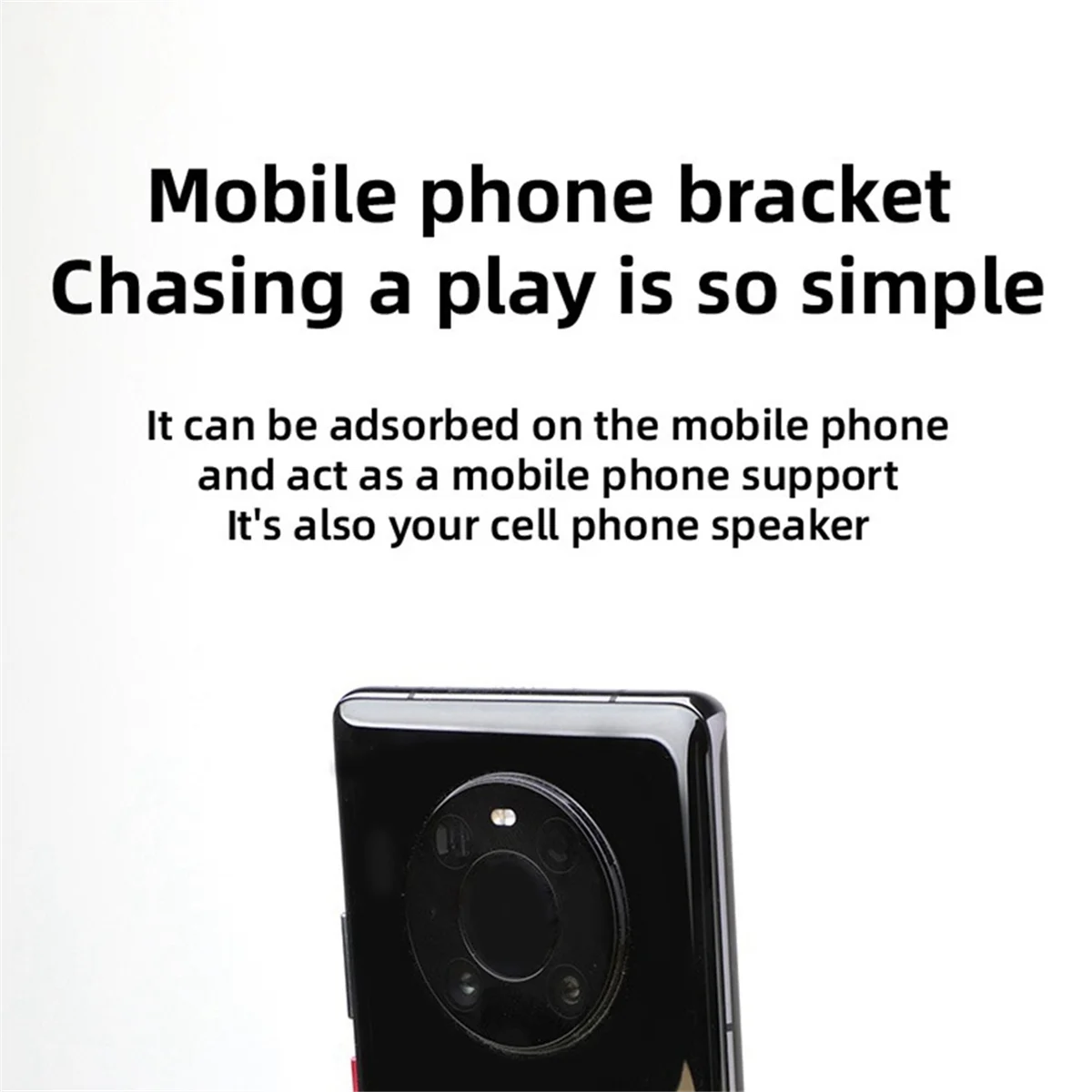 POSV-Mini Bluetooth Speaker Waterproof Bathroom Audio Wireless Shower Speakers RGB Light Bluetooth Suction Cup Speaker, White