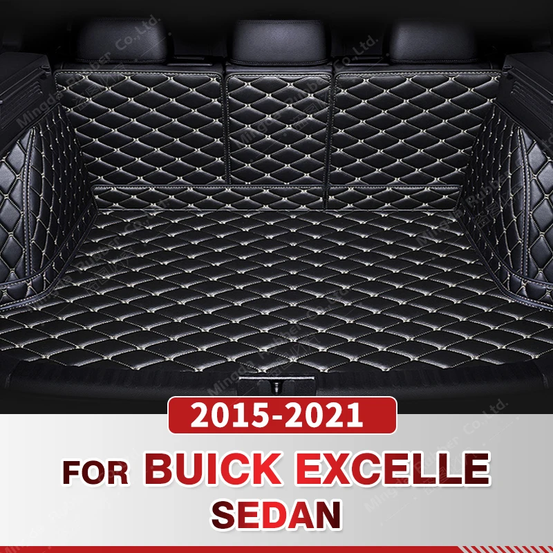 

Auto Full Coverage Trunk Mat For Buick Excelle sedan 2015-2021 20 19 18 17 16 Car Boot Cover Pad Interior Protector Accessories