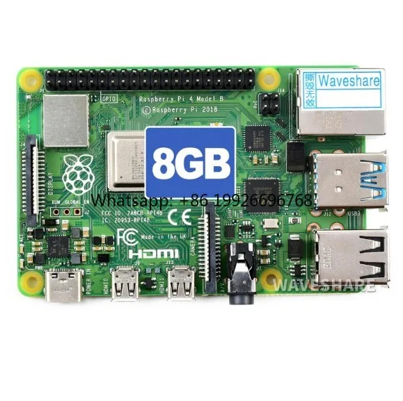 Pi Compute Module 8GB RAM Pi 4 Model B for DIY 1.5 GHz Pi 4 High-Speed Networking GPIO Header
