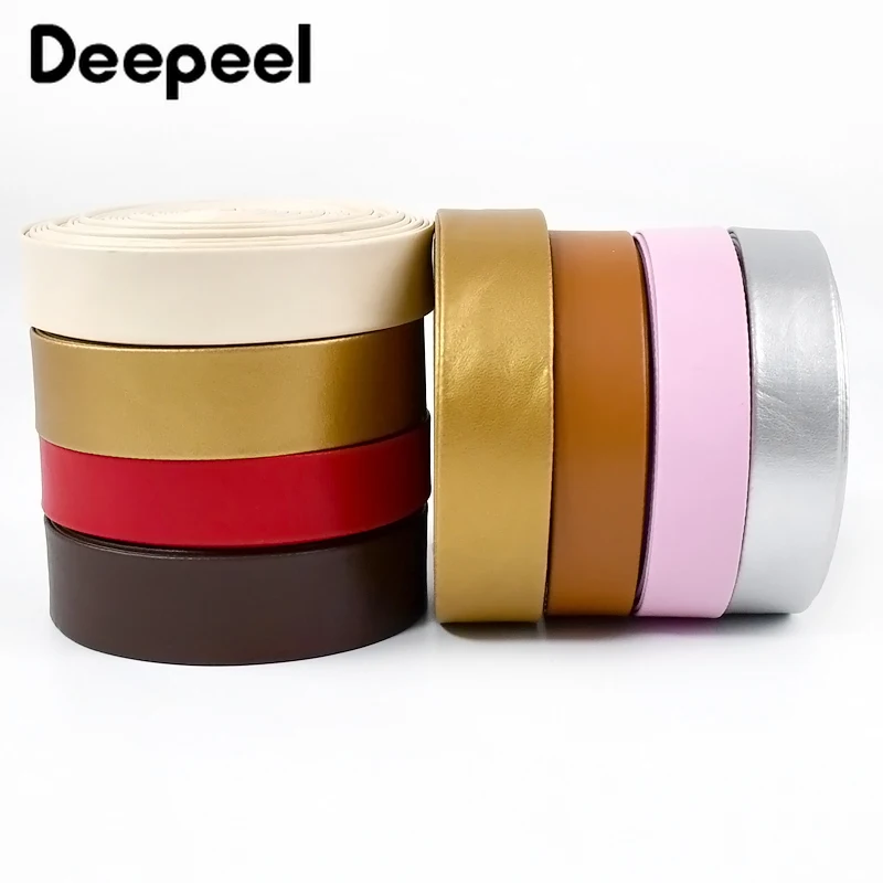 5 متر 5-30 مللي متر الاصطناعية بولي Leather الجلود الحبل ل الملابس حزام ديكور الشريط حقيبة الملابس التحيز ملزمة حزام حبل الخياطة اكسسوارات #5