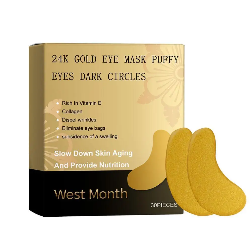 Golden Eye Mask Reduce Dark Circles Fine Lines Firm Moisturize Collagen Patches Anti-ageing Lift Rejuvenation Korea Care Product