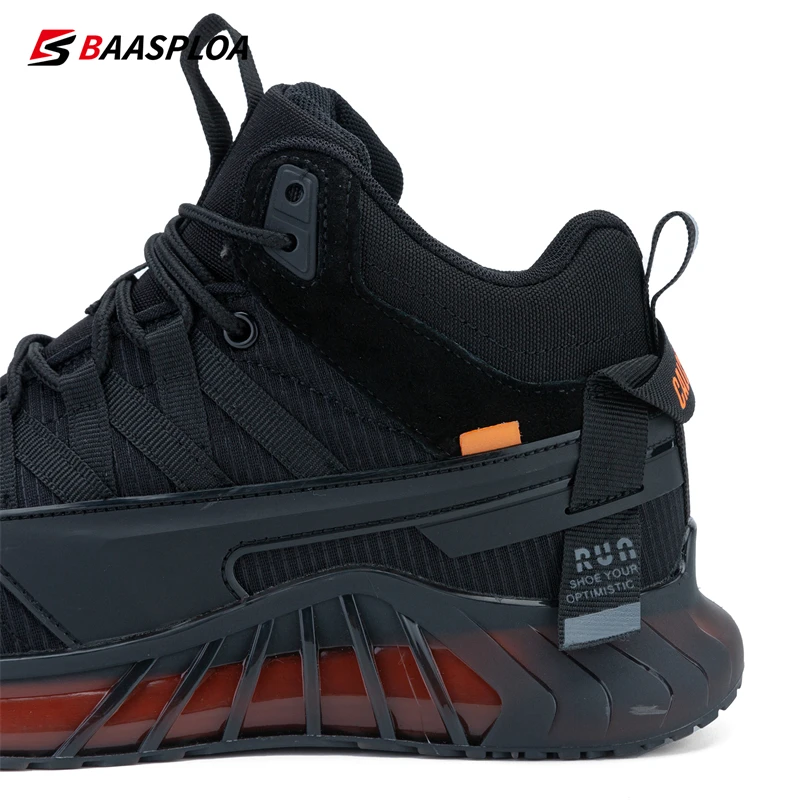 Baasploa 2022 New Men\'s Winter Keep Warm Walking Shoes Waterproof Fashion Men Cotton Shoes Male Comfort Outdoor Casual Sneaker