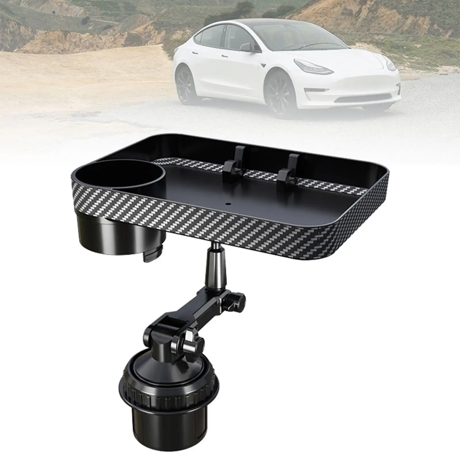 Multifunctional Car Cup Holder Tray Car Organizer for Bottle Coffee Eating