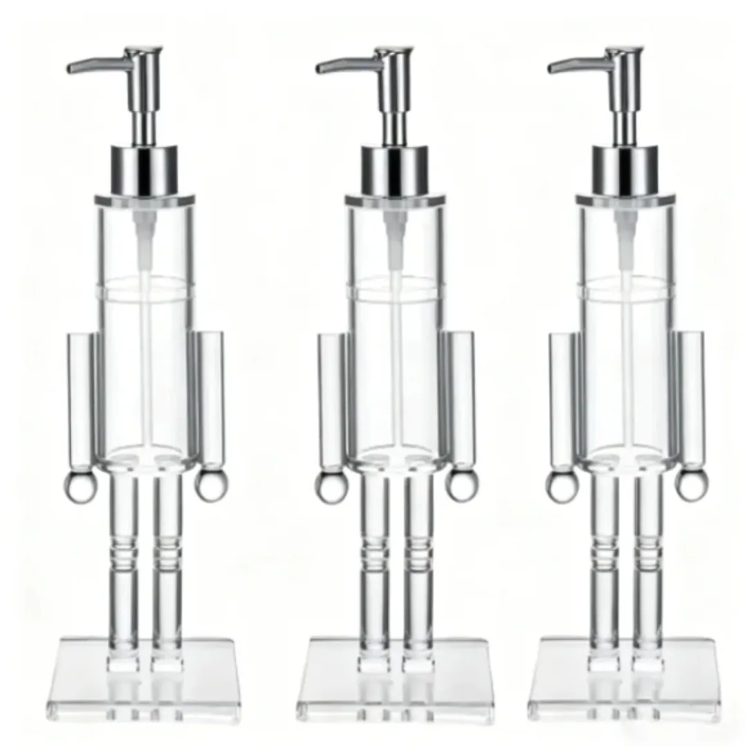 

2026 Creative Humanoid Soap Dispenser Suitable for Transparent Pump Bottle Hand Soap Distribution in Homes, Hotels, and Offices