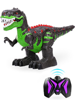 Remote control dinosaur toy, electric stunt RC walking Tyrannosaurus rex toy, with light and sound, 360 ° rotation