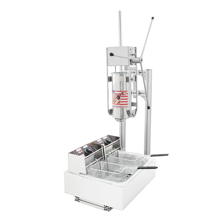 

Commercial Grade Churros Machine With Fryer Automatic Spanish Churro With Filling System For Snack Industry Wholesale