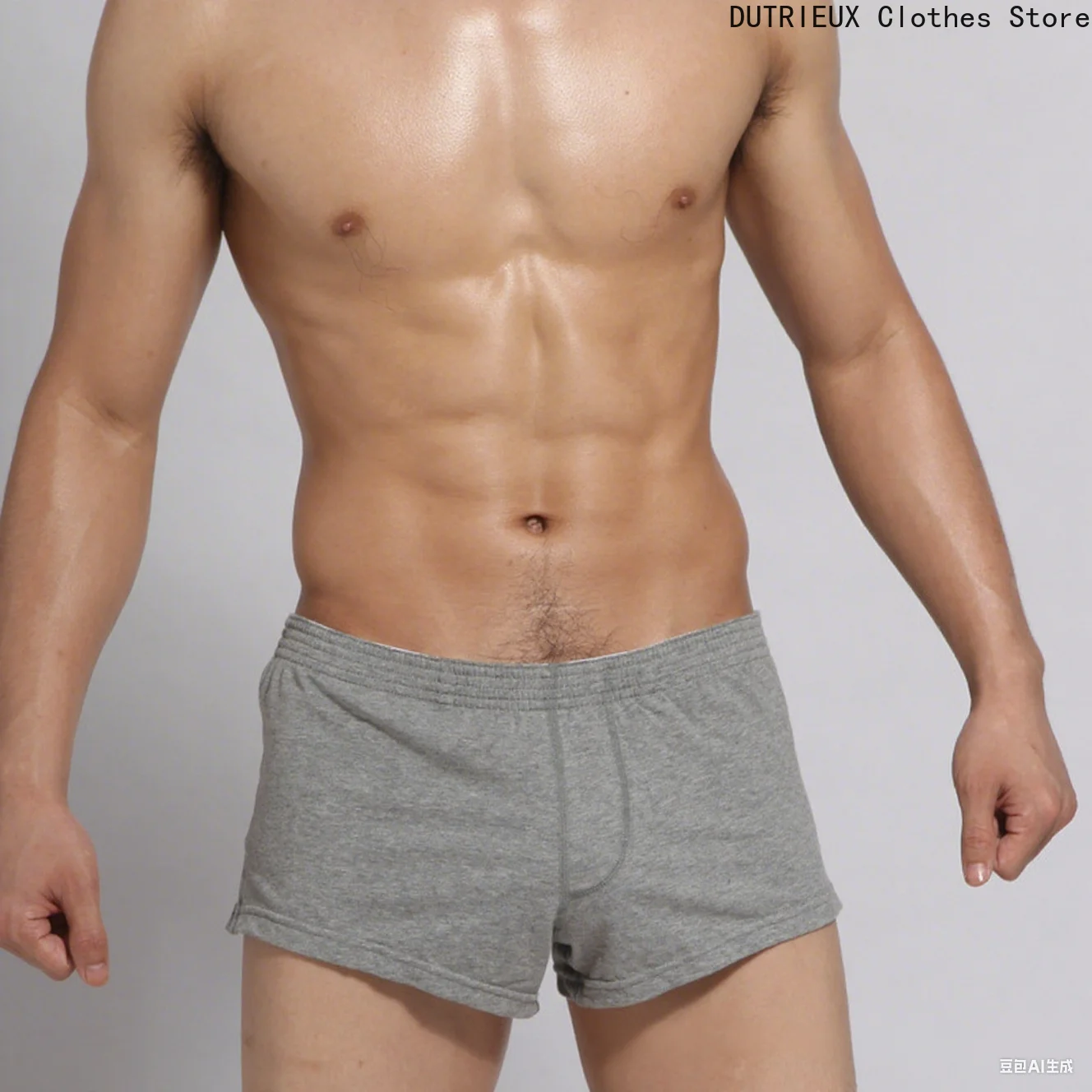 شورت صيفي للرجال من القطن الخالص، شورت ملابس منزلية ناعمة ومريحة، سروال رياضي كاجوال ولياقة بدنية من ثلاث قطع، ملابس داخلية