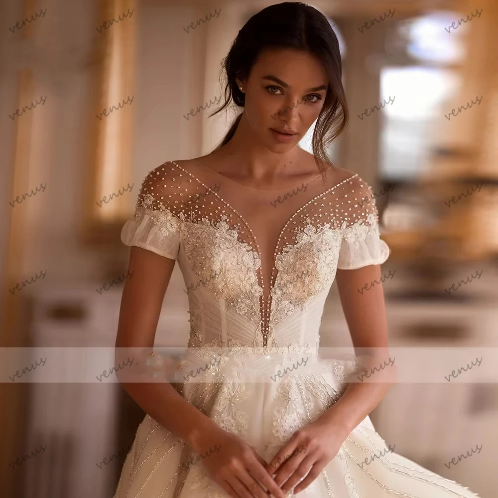 Exquisite Wedding Dresses Vintage Luxury Bridal Gowns Lace Appliques Pretty свадебное платье Vestidos De Novia Customized 2026