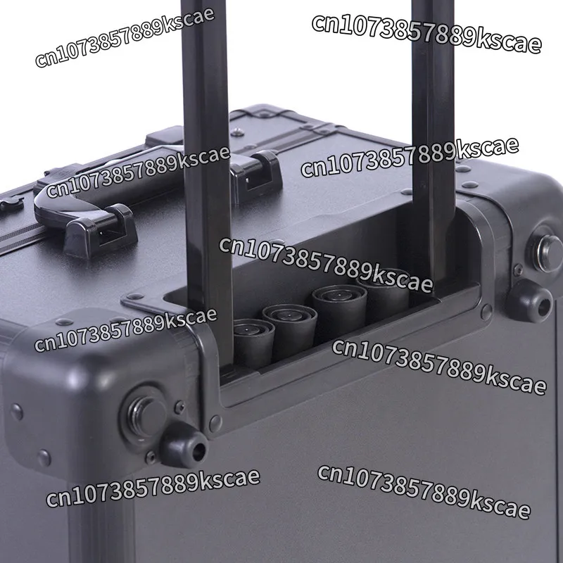 Professional Lamp Trolley Cosmetic Case，for Makeup Artists Beauty Toolbox，with Hidden Bracket Light Box