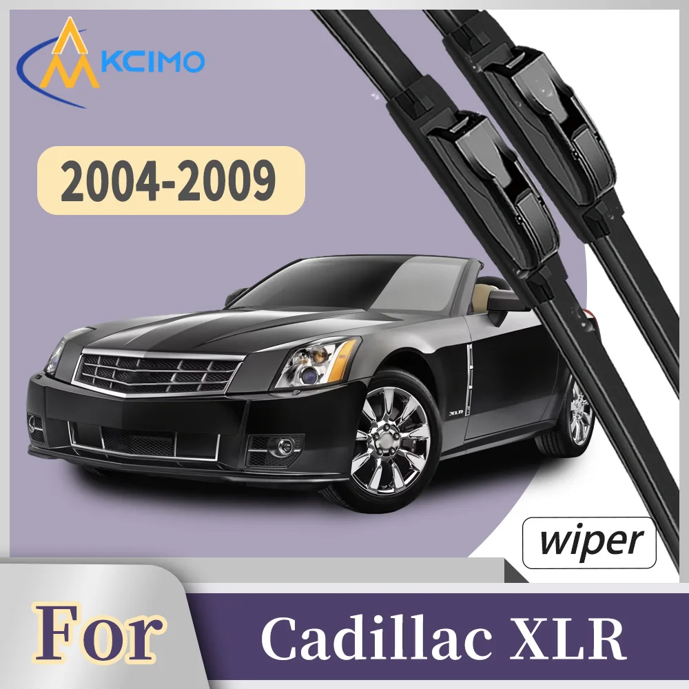 

All-Season Front Windscreen Wiper Blades For Cadillac XLR 2004-2009 Long Lifespan Anti-Aging Windshield Accessory Set 2Pcs