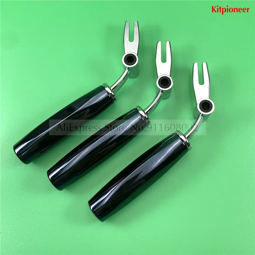 

3 In 1 Metal Hand Shanks Accessories Handle Levers Fittings Of ZM Soft Ice Cream Machines Spare Parts Indigo Color