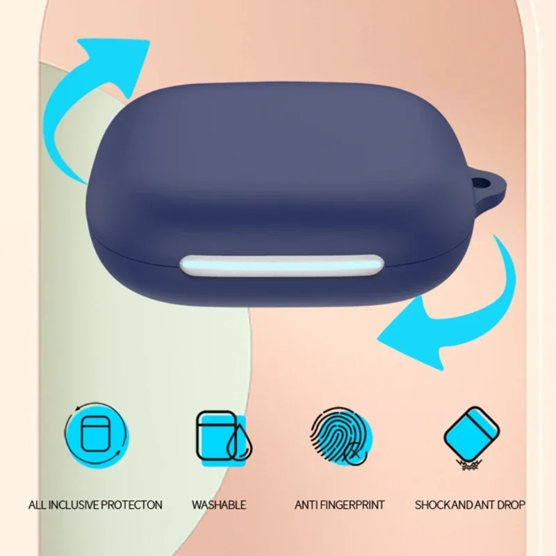 Anker AeroFit 2 커버 용 유연한 헤드폰 보호 케이스 충격 방지 쉘 워셔블 하우징 방진 슬리브 소프트 실리콘 스킨