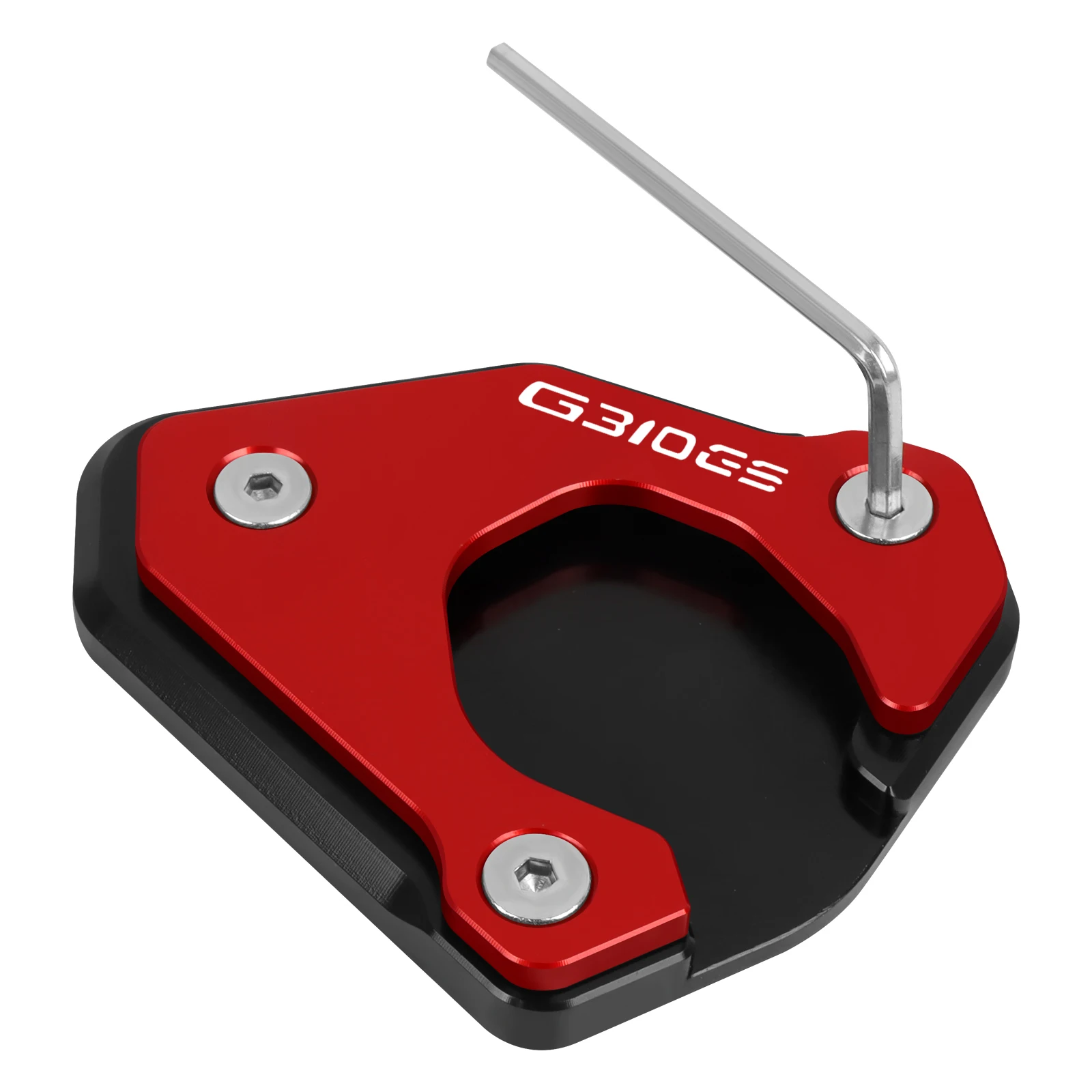 Motorcycle CNC Kickstand Extension Pad Foot Side Stand Extension Plate For G310GS G310 GS G 310 GS 2022 2023