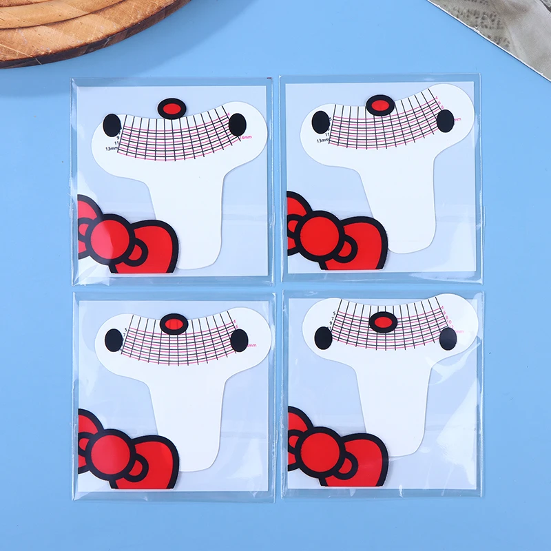 ไม้บรรทัดวัดความยาวขนตา 10 ชิ้น แบบพกพา ไม้บรรทัดพลาสติกนิ่มสำหรับคิ้ว อุปกรณ์แต่งหน้า อุปกรณ์เสริมสำหรับต่อขนตาและเร่งการเจริญเติบโตของขนตา