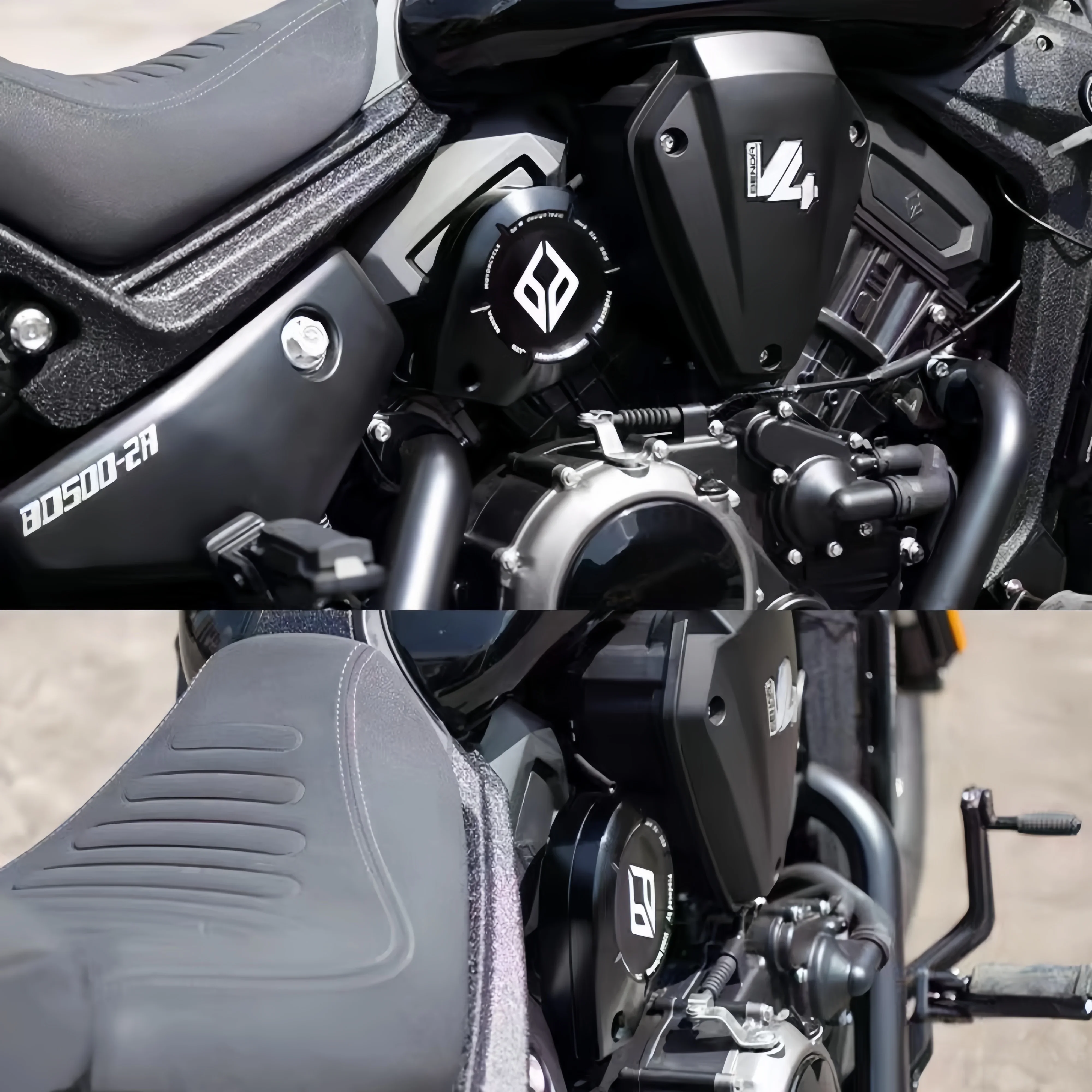 مناسبة لمروحة تبريد رأس أسطوانة المحرك المجددة Benda Black Flag 500 لتحسين درجة حرارة الساق والتوصيل الحراري