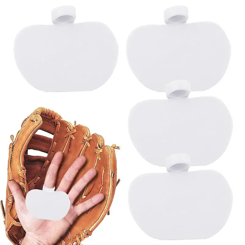 البيسبول النخيل الوسادة المهنية قفاز ستينغ الوسادة 4 قطعة اكسسوارات البيسبول المحمولة قابلة لإعادة الاستخدام مبطن الداخلية قفاز لليسار واليمين